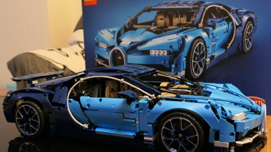 乐高的布加迪chiron见过没有座位和方向盘细节都高度还原