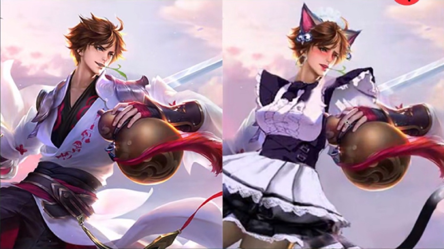 王者荣耀:男英雄变成女英雄,韩信比阿轲还美,李白却很辣眼睛