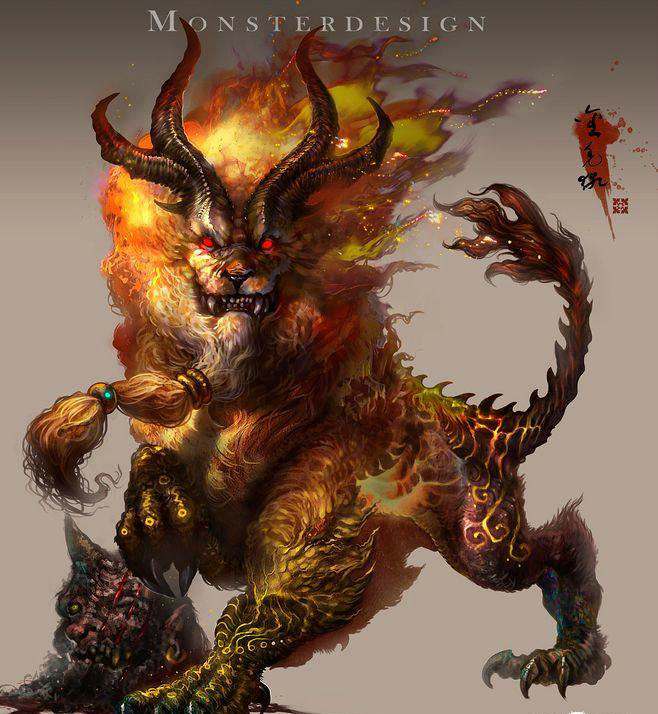 当十二星座化身成上古神兽天蝎座上古神兽寒冰飞龙