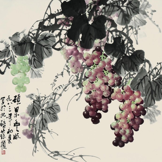 苏葆祯国画花鸟作品欣赏