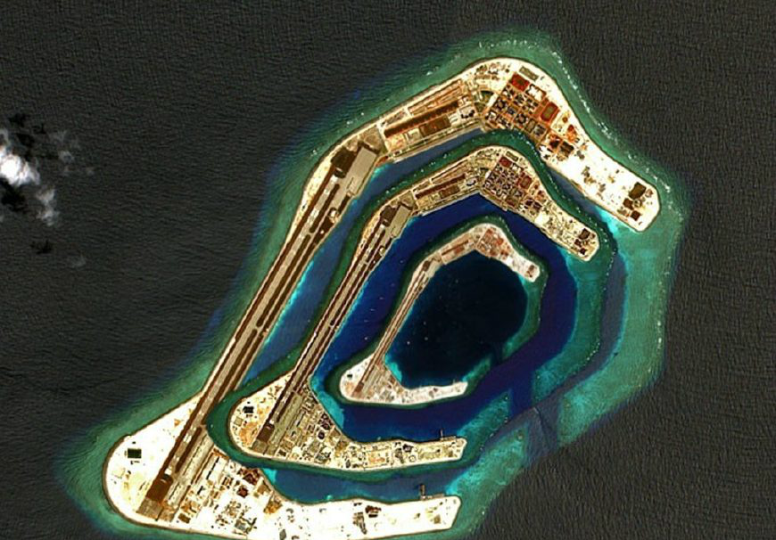 港池出现不明物体,南沙渚碧岛最新高清卫星照曝光