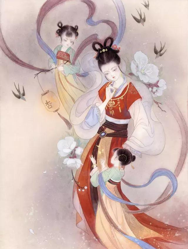 仙气飘飘的古风玄幻插画