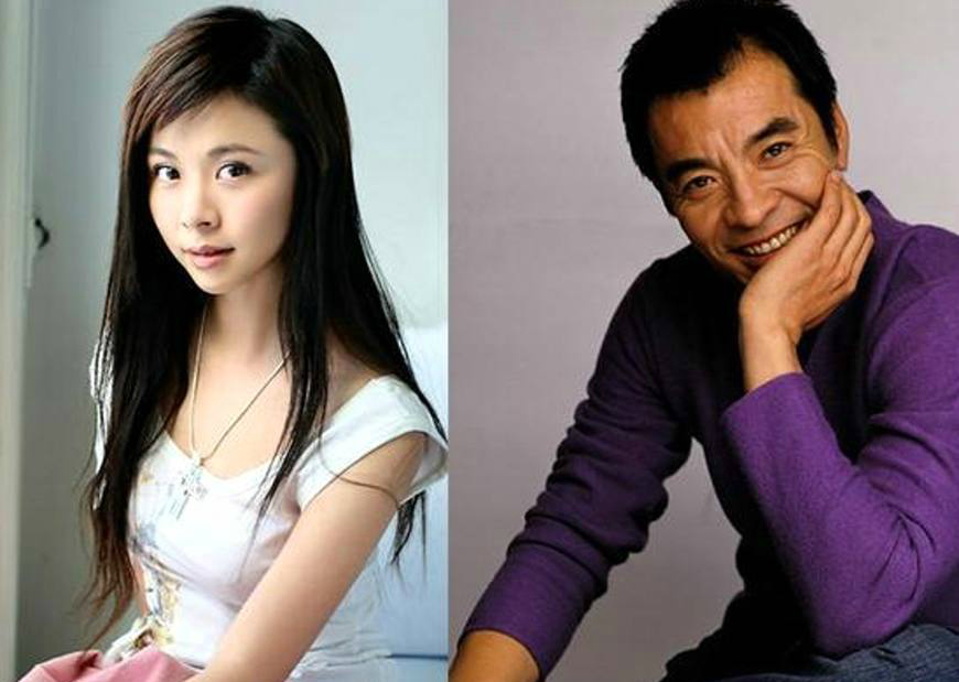 现在四十多岁与儿子的合照像爷孙|刘威|连奕名|杨若兮_新浪新闻