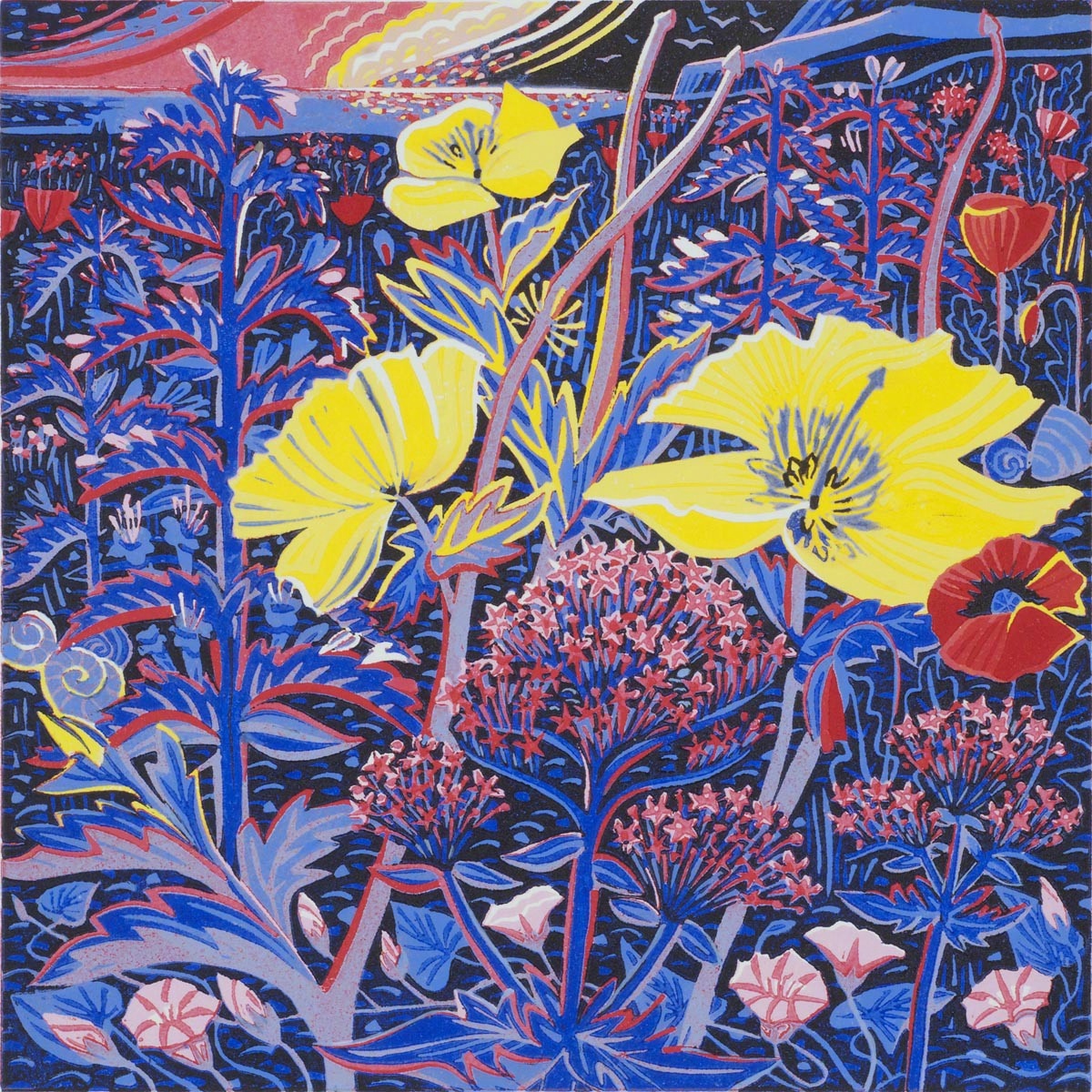 英国 面料拼贴画 annie soudain