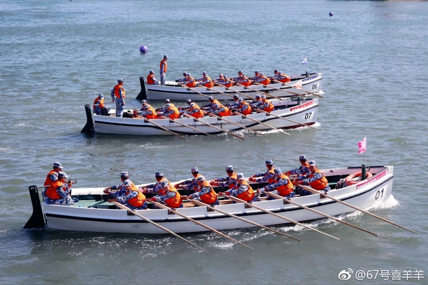 "海峡勇士-2018"横渡渤海海峡舢板邀请赛正式开赛|海军大连舰艇学院