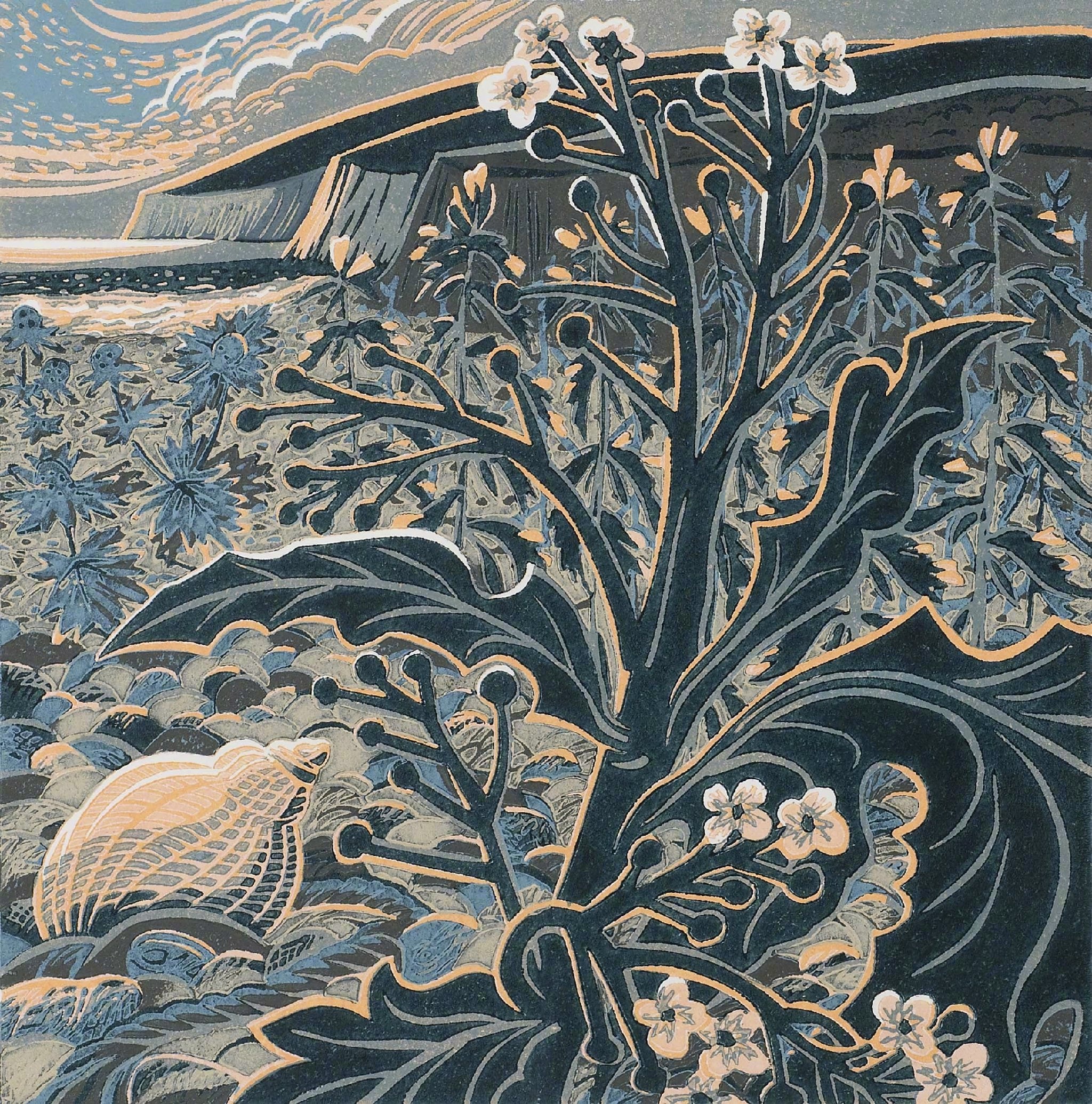 英国 面料拼贴画  annie soudain
