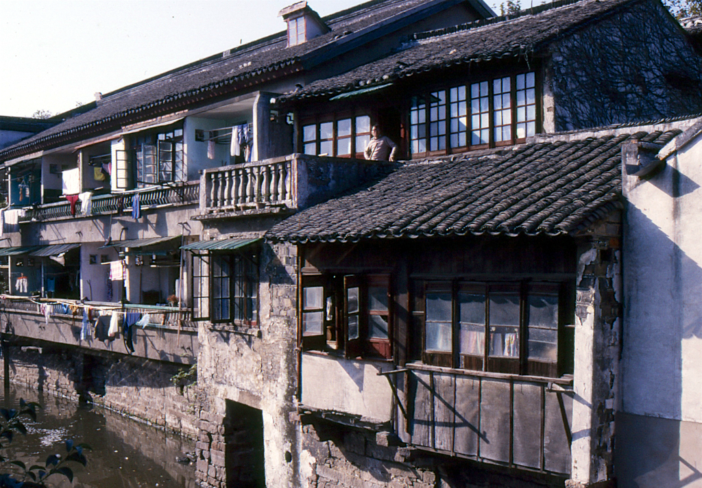 老照片,真实的古城生活,江苏苏州1988年