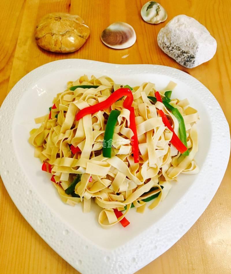 家常素炒豆腐皮的做法 素炒豆腐皮怎么做好吃