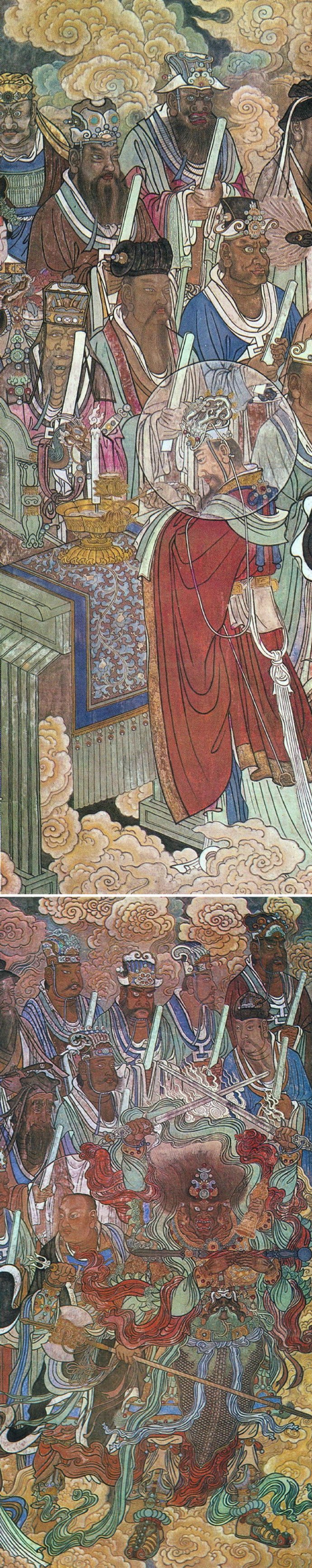 世界超级艺术《朝元图》欣赏|朝元图|壁画|道教壁画_新浪新闻