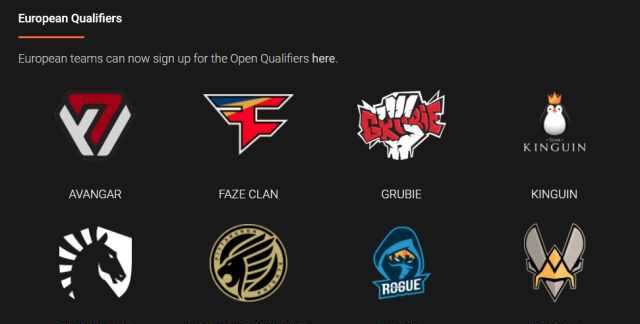 的liquid,faze等等战队还有传统fps游戏豪强俱乐部navi战队都纷纷参赛