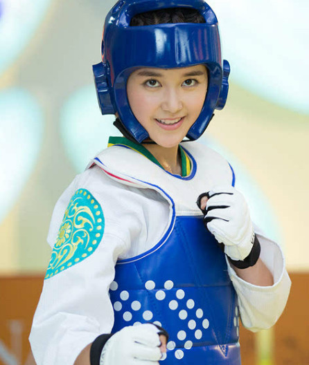 旋风少女,里的四位女星穿道服照片,你最喜欢哪一个