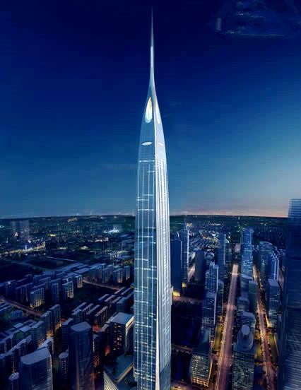 世界最高的6大高楼4个在中国最高的1600米