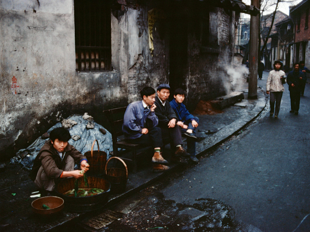 老照片桂林兴坪1980年布鲁诺巴贝