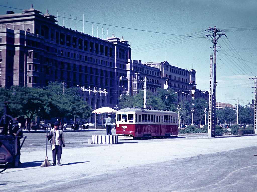 老照片 | 北京街景,1956年.fruhtau