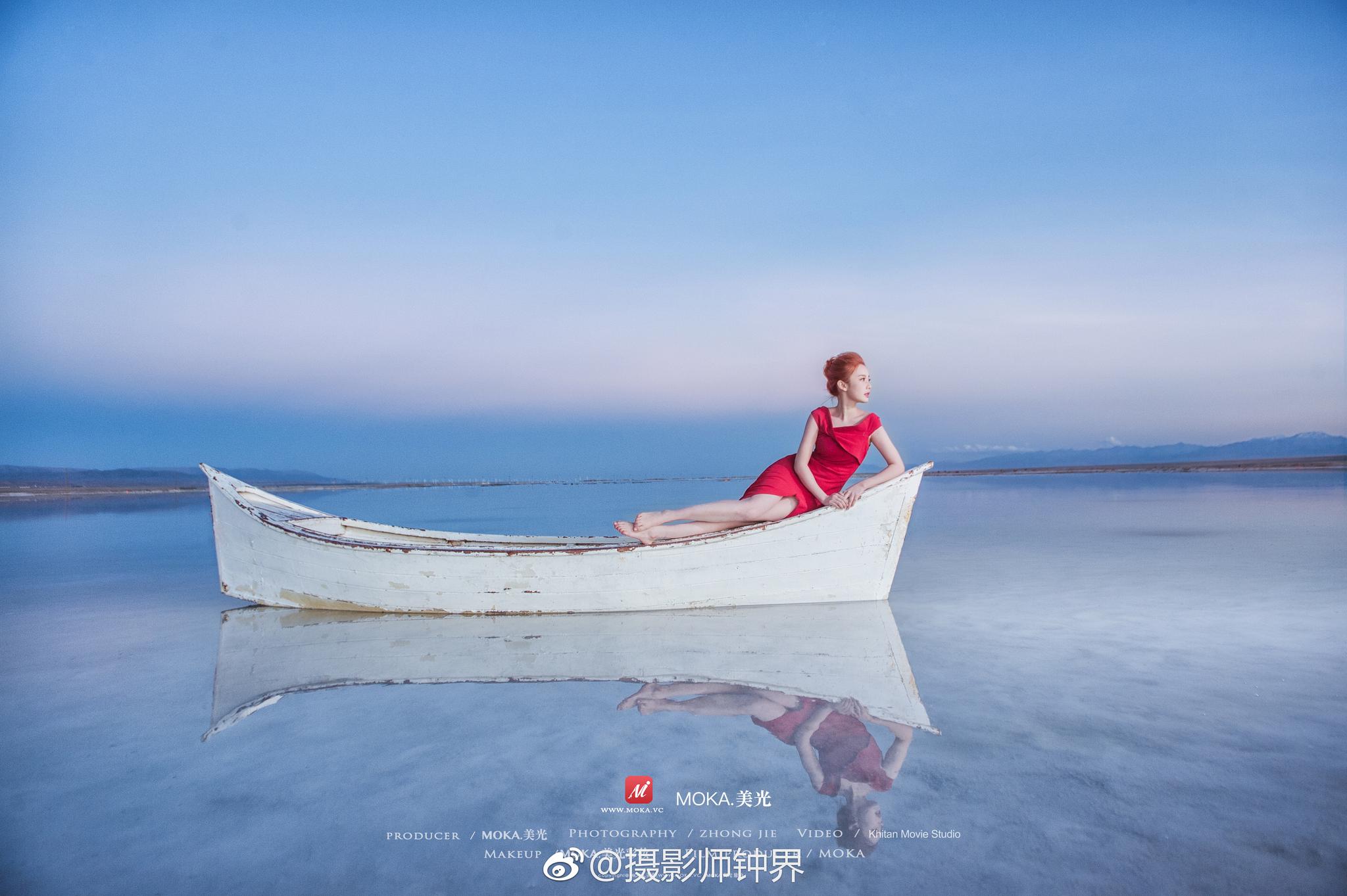 见过最美的茶卡盐湖._新浪看点