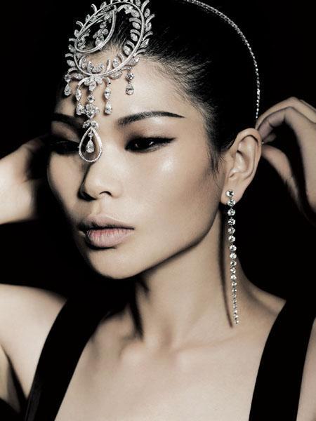 不敢想踩着44cm的恨天高这几张照片才是超模吕燕颜值的巅