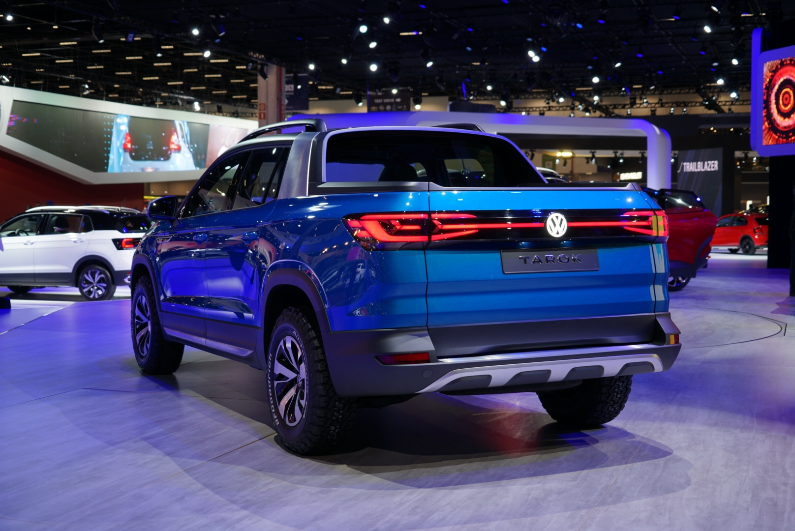 万能的mqb又出新玩意了,大众tarok概念皮卡亮相巴西车展