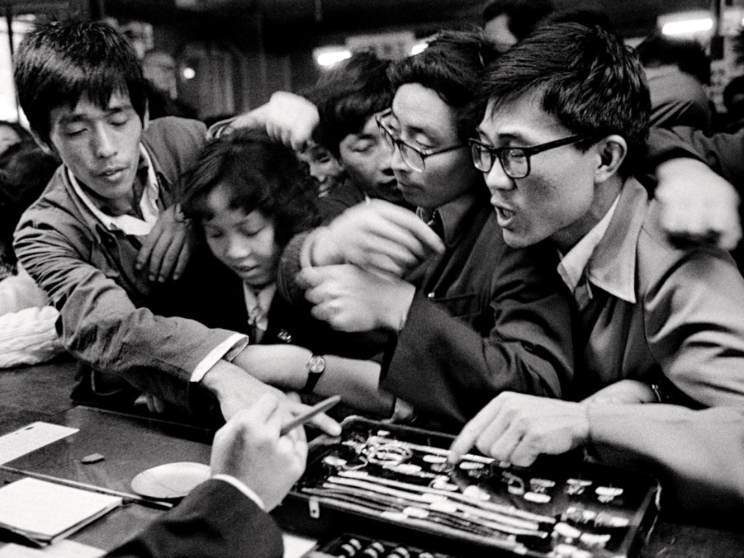 老照片北京1982年特里克扎克曼