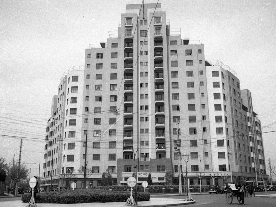 老照片四十年代的上海哈里森福尔曼