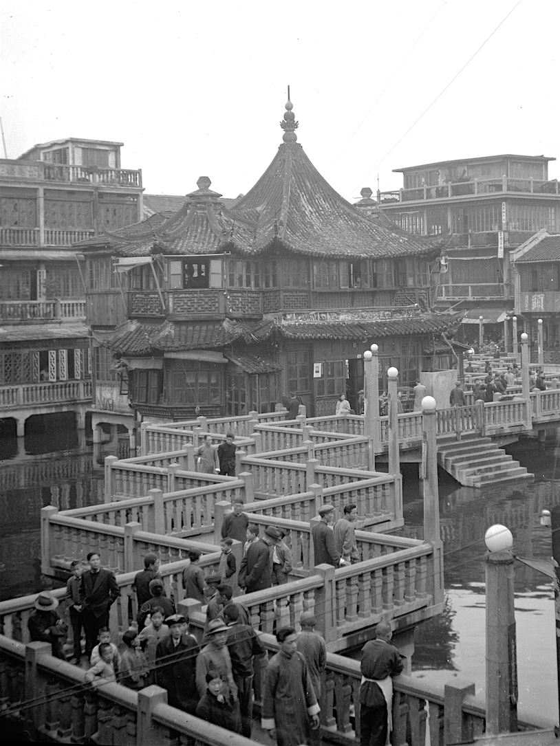 老照片 | 四十年代上海豫园.摄影资料:google