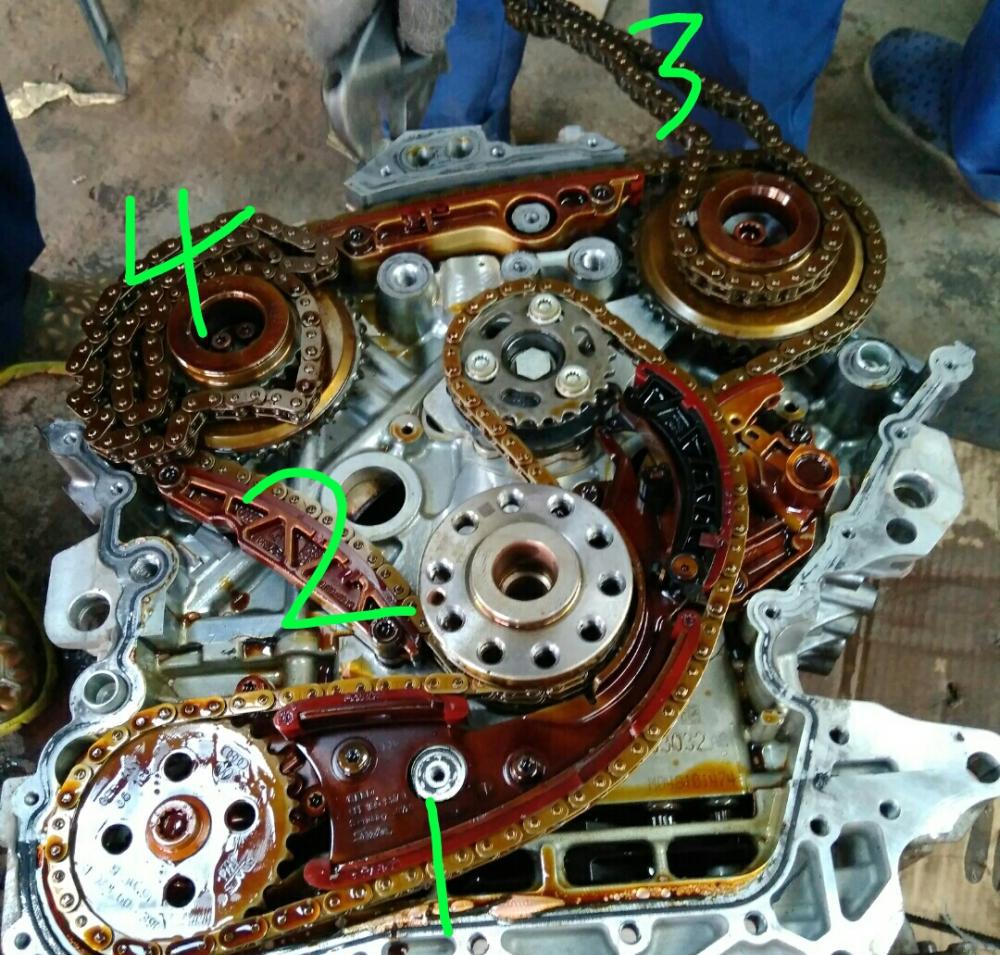 奥迪发动机的正时链条是什么样的? 汽修师傅拆开了奥迪v6发动机!