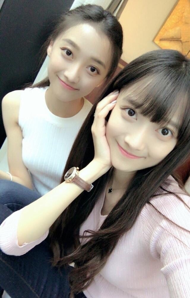 中山大学校花一对高颜值双胞胎姐妹