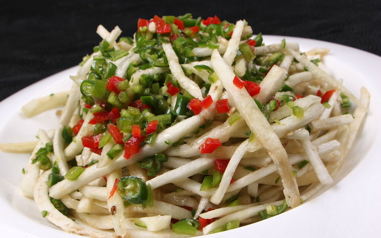 夏季必备家常菜,凉拌茄丝