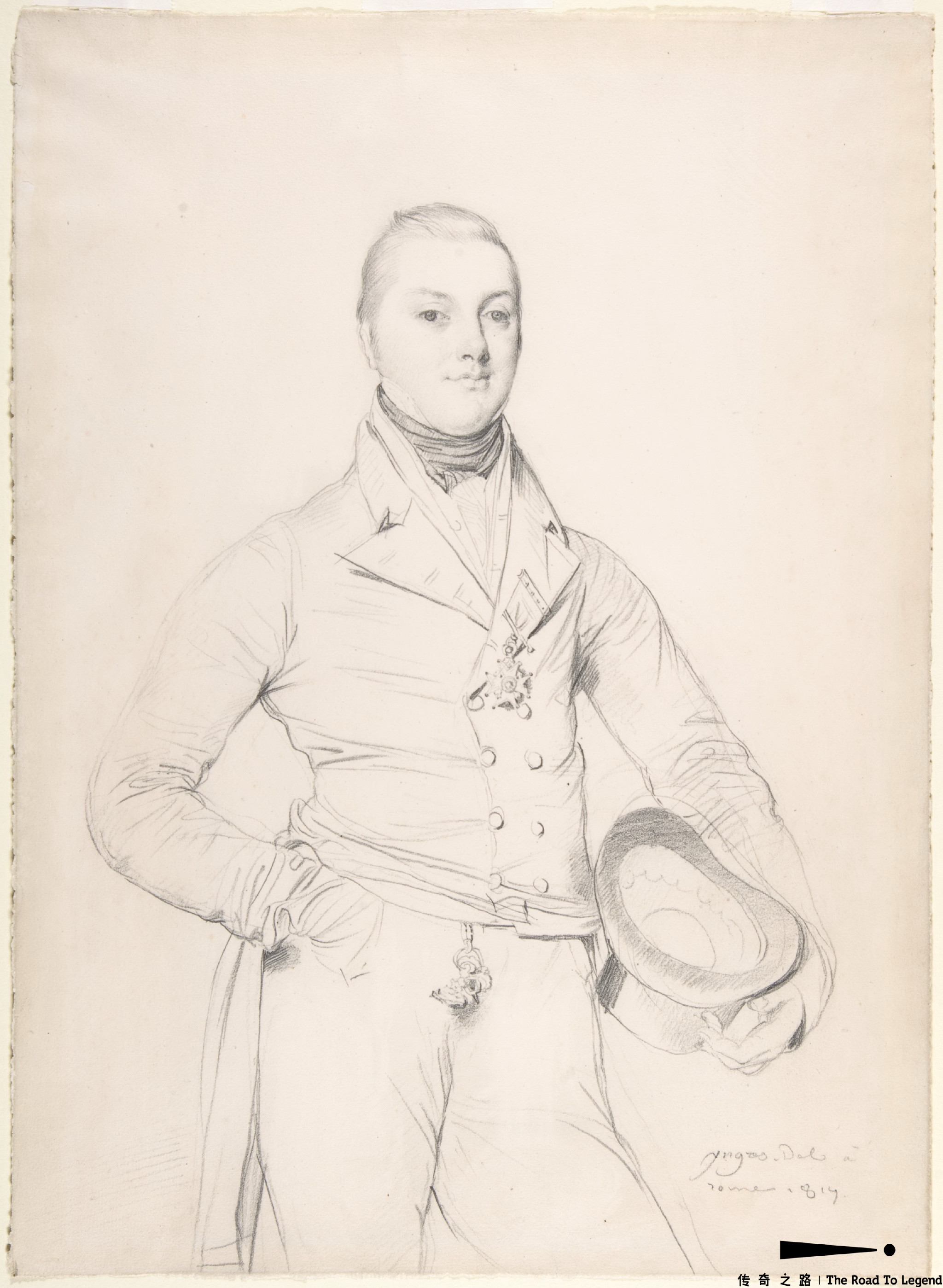 法国新古典主义画家安格尔高清素描稿2