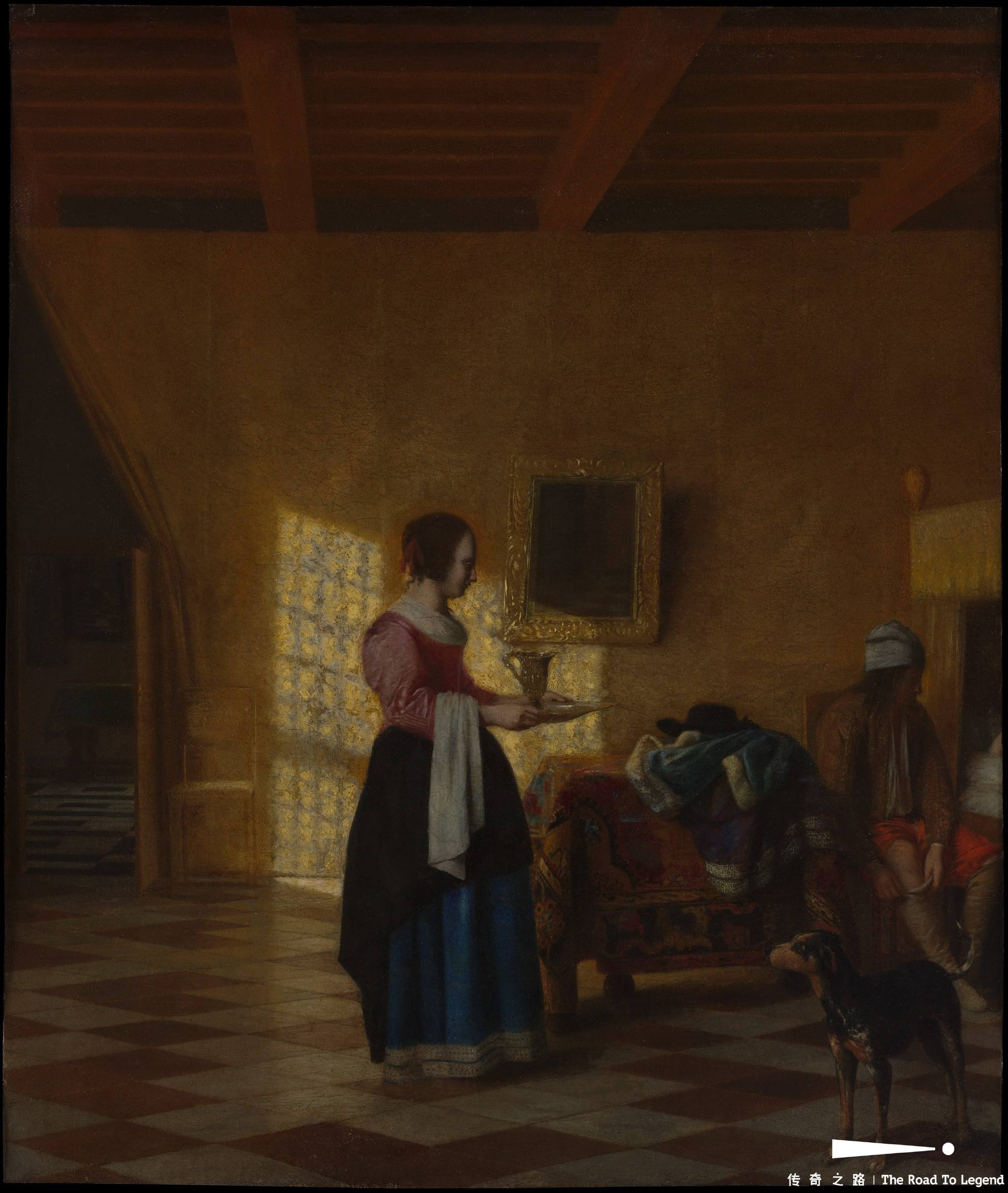 荷兰优秀的风俗画家,被看作"荷兰小画派"的代表画家:维米尔