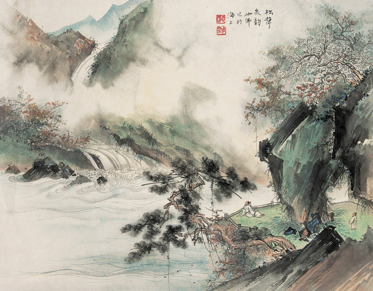 胡也佛山水,了解一下