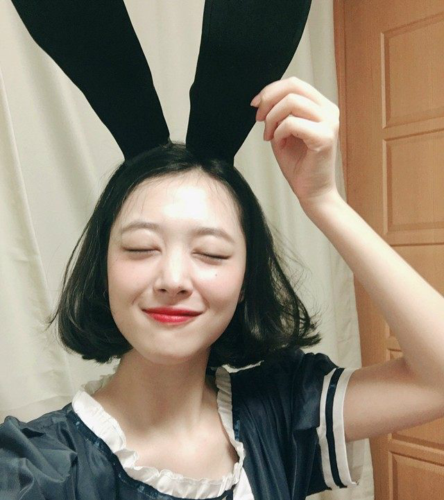 崔雪莉cos兔女郎诱惑力满满网友,短发女人也可以性感和可爱