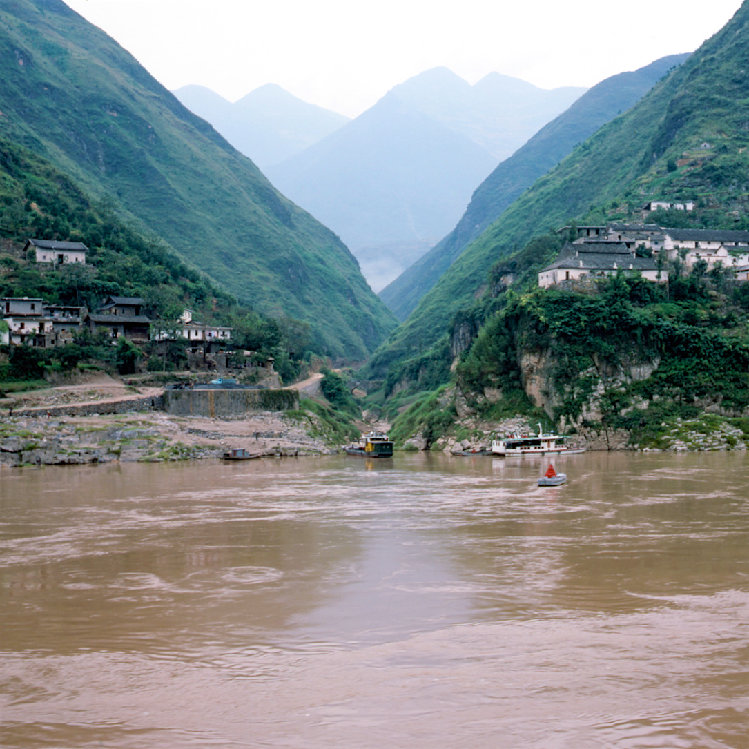 老照片 | 川江风景,1987年.摄影资料:iceaach