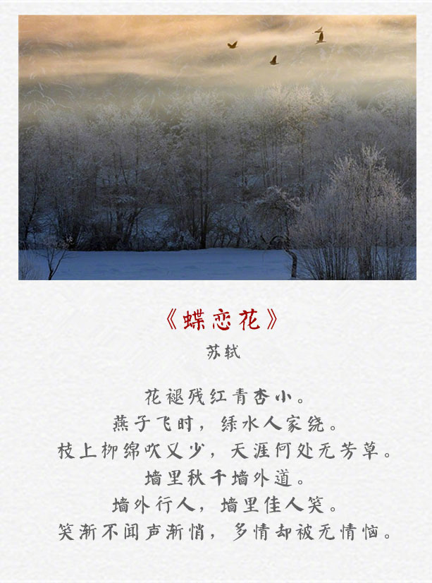 那些美得不行不行的宋词