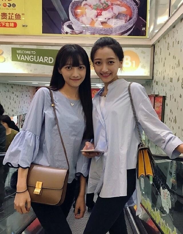 中山大学校花一对高颜值双胞胎姐妹