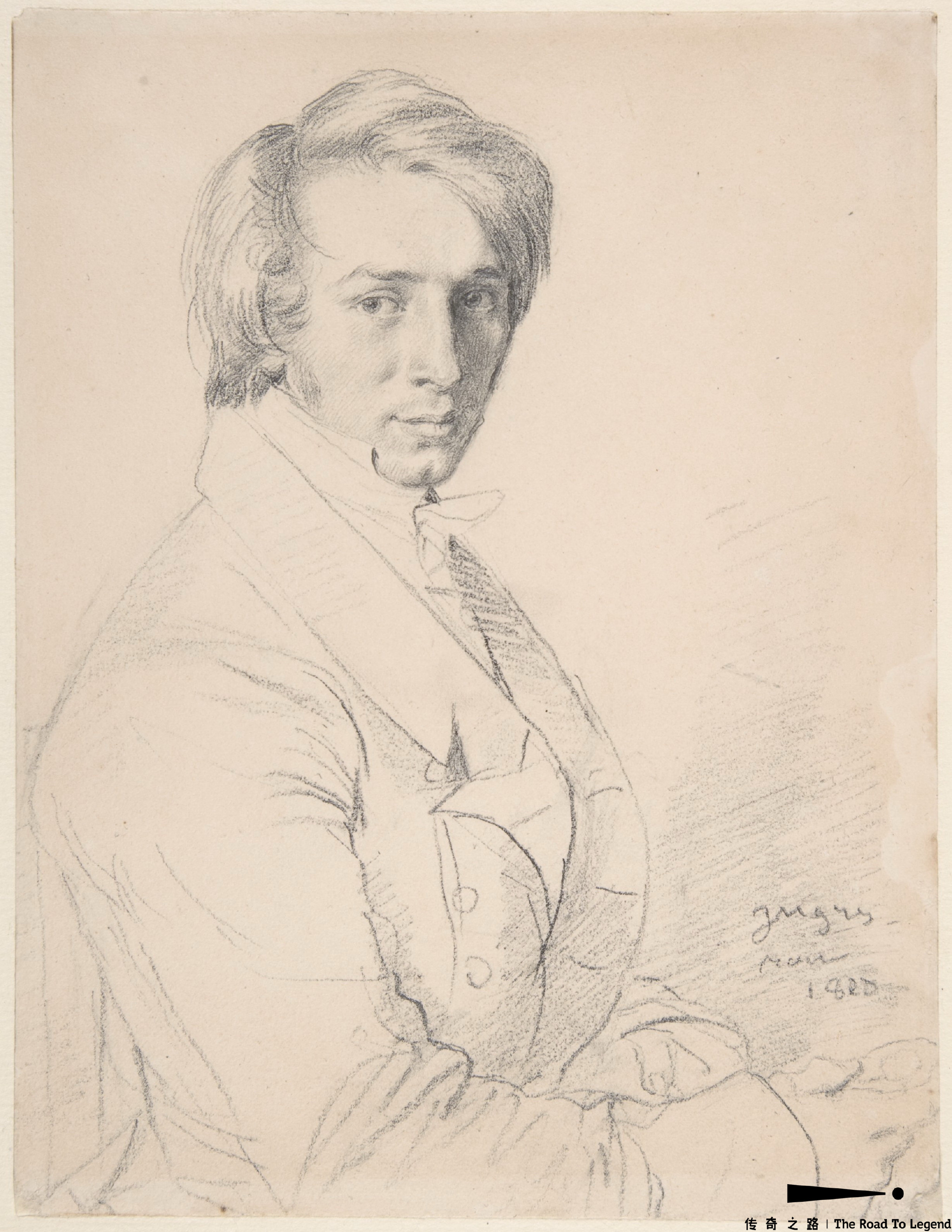 法国新古典主义画家安格尔,高清素描稿(2)