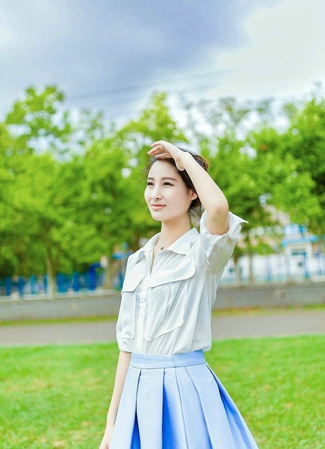 清爽校园甜美女生阳光温馨唯美迷人写真集 @微相册 @微博摄