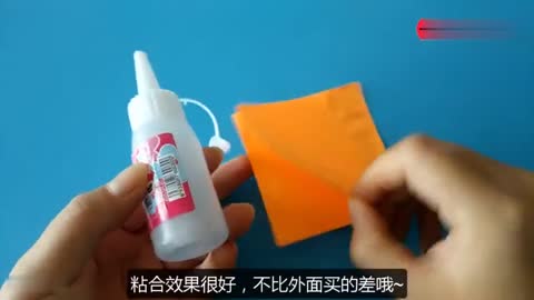 超简单方法自制透明液体胶水只需家里2种材料
