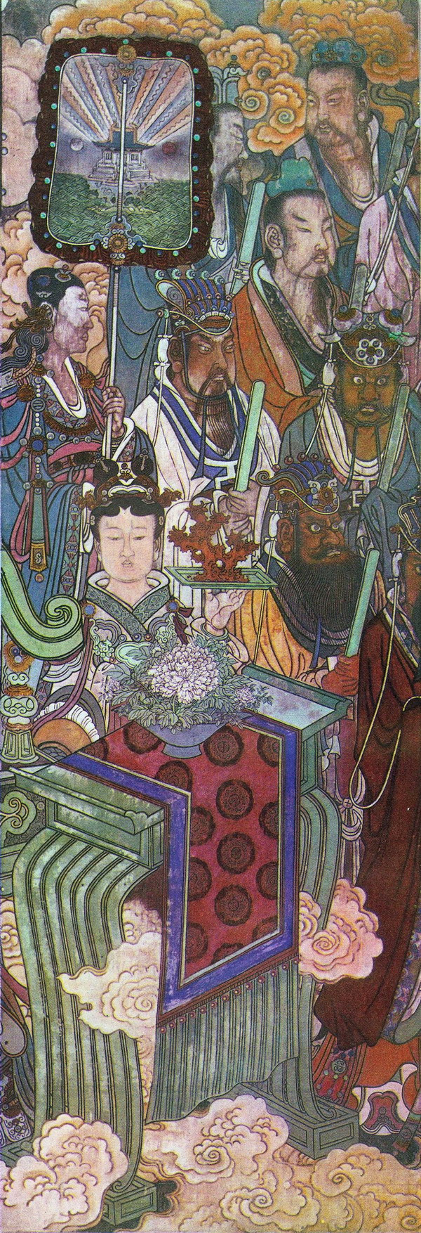 世界超级艺术《朝元图》欣赏|朝元图|壁画|道教壁画_新浪新闻
