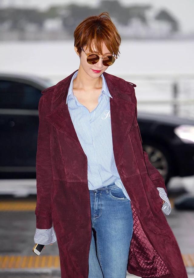 韩国短发女神高俊熙,穿衣堪称帅气女神典范