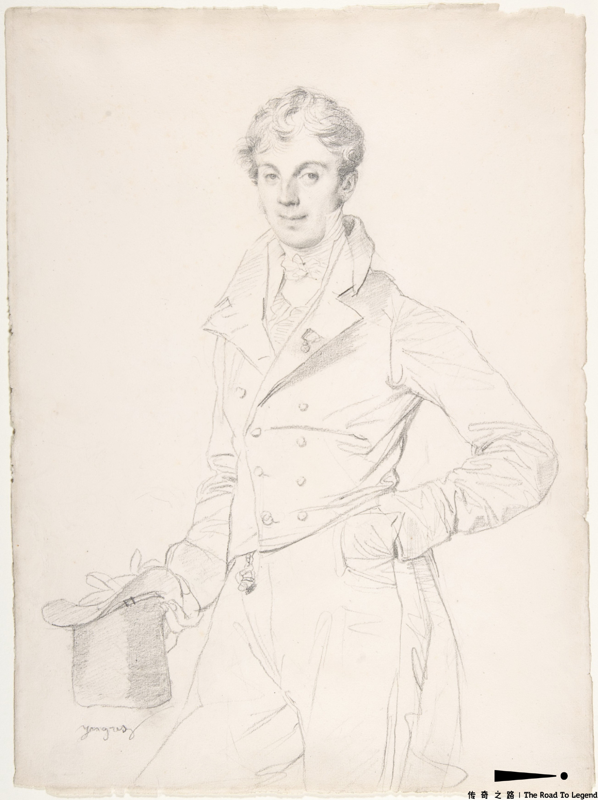 法国新古典主义画家安格尔,高清素描稿(2)