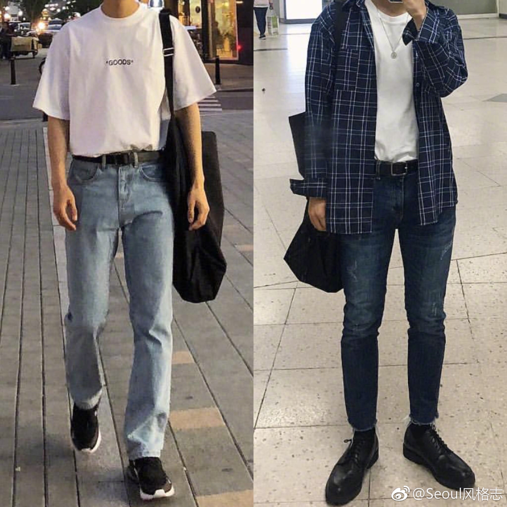 典型韩式欧巴穿搭法想要改变一下的男同学们可以get一下了
