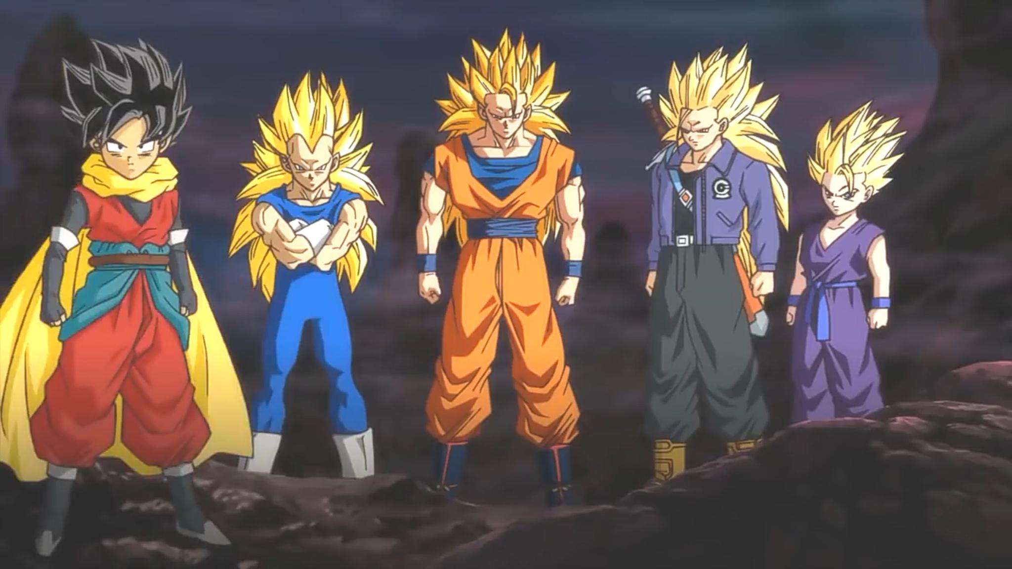 龙珠超级赛亚人3中你最喜欢哪一个悟空贝吉塔还是特兰克斯