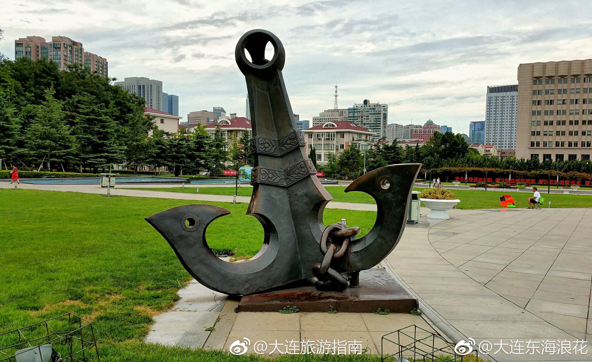 海军广场|大连|海军广场|舵轮_新浪新闻