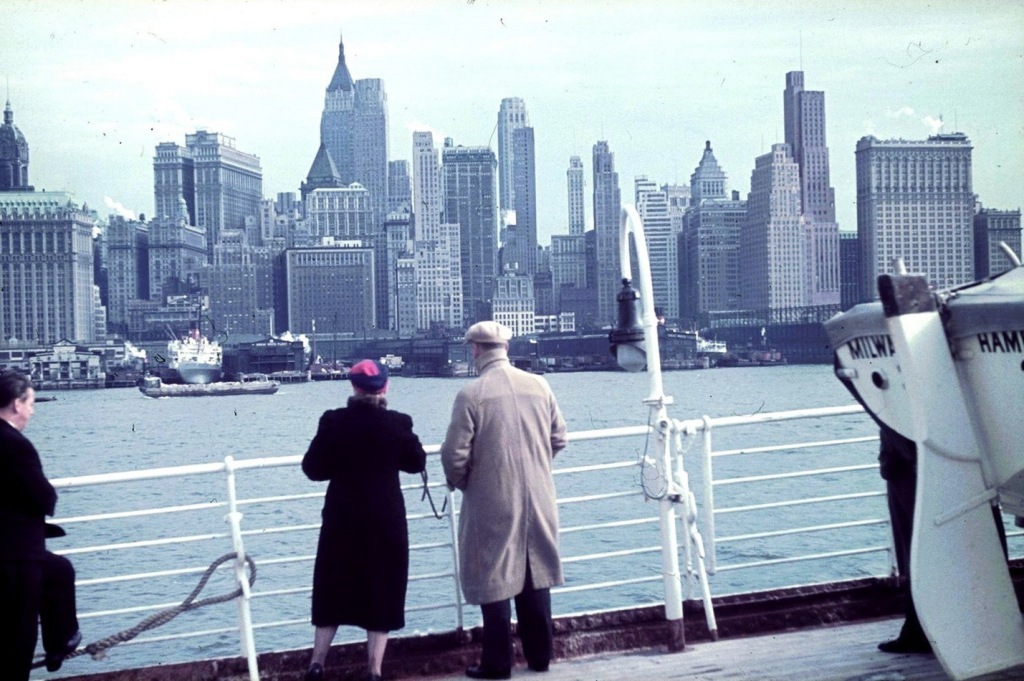 罕见彩色老照片,1938年的美国