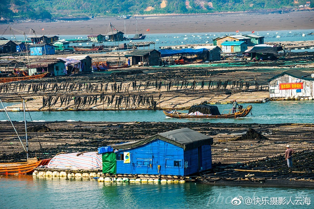 福建霞浦东安渔排海上人家摄于2018年5月