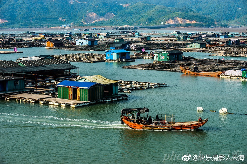 福建霞浦东安渔排海上人家摄于2018年5月