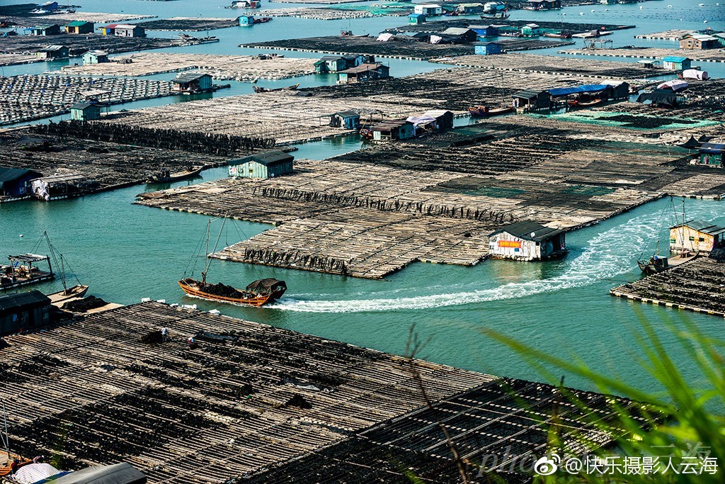 福建霞浦东安渔排海上人家摄于2018年5月