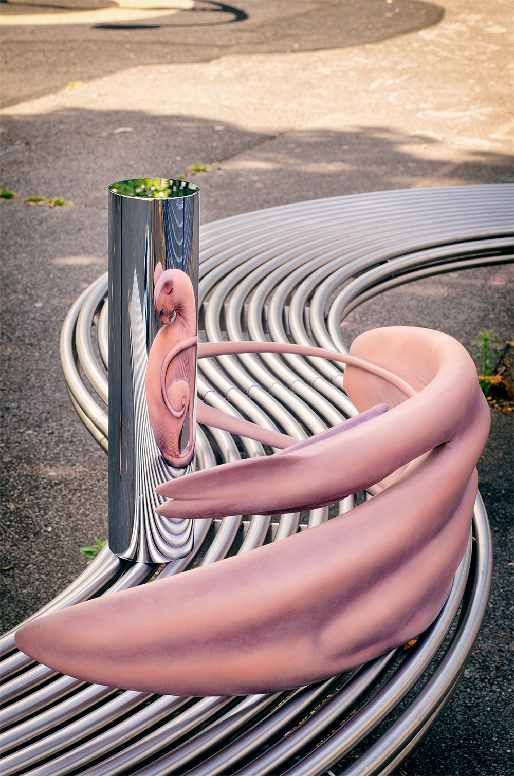 艺术家 jonty hurwitz 的视错变形雕塑作品(英)