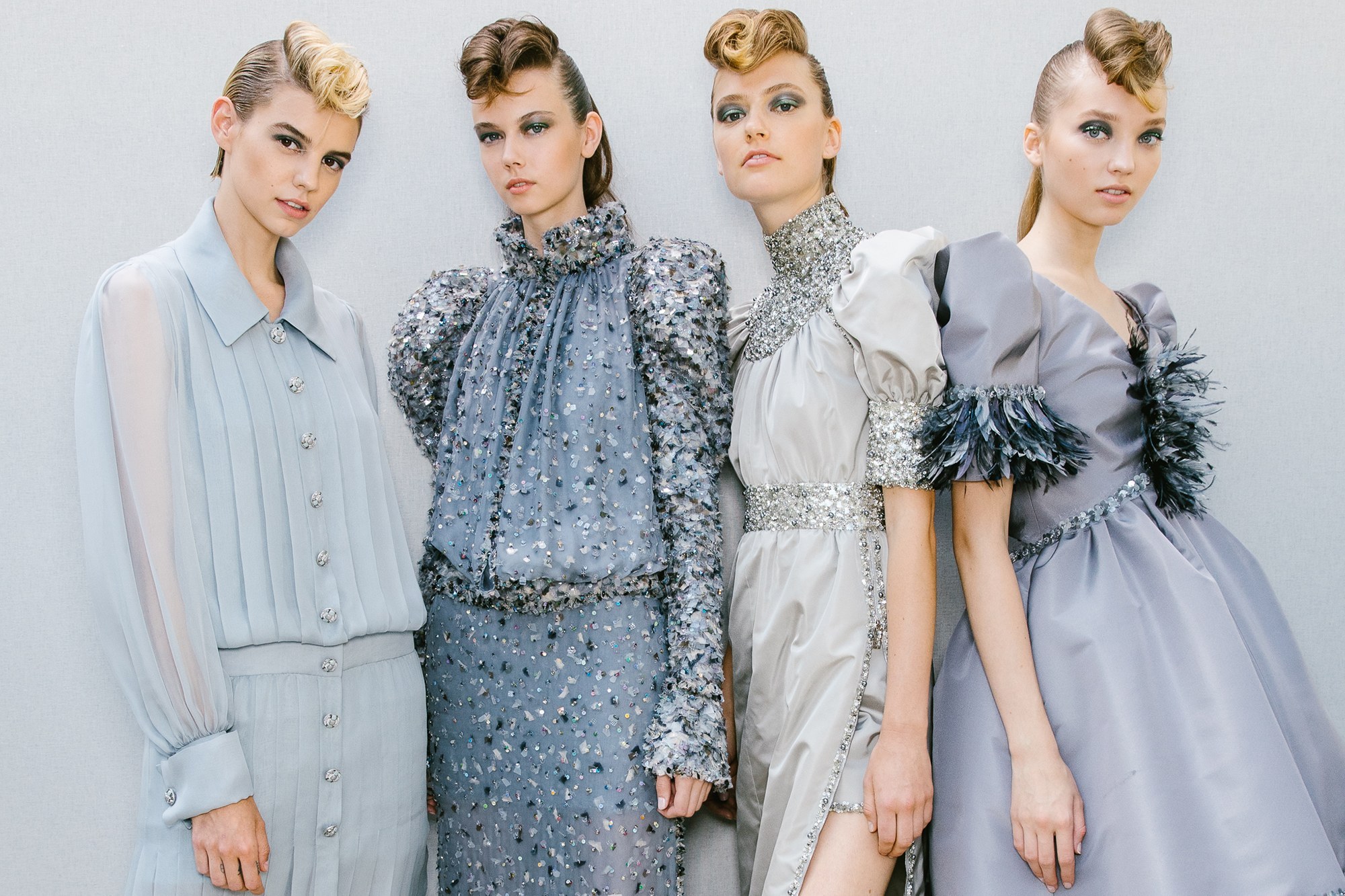 backstage@ chanel fw18 couture show