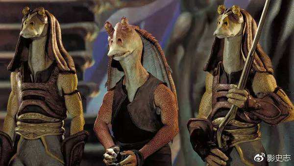 他属于帕德梅的老乡:纳布星球的冈根人.